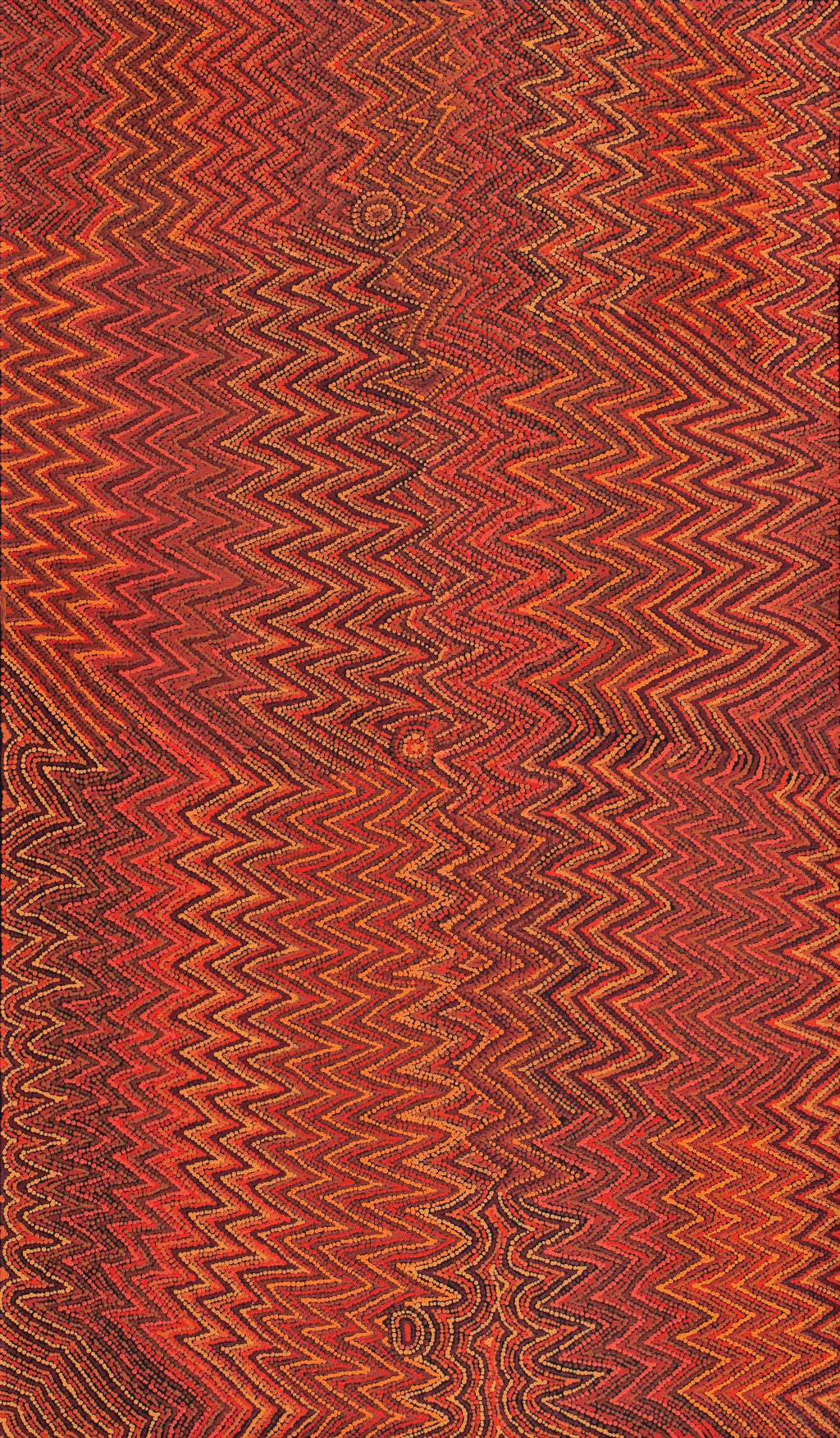Aboriginal Artwork by Margaret Napangardi Lewis, Mina Mina Dreaming - Ngalyipi, 183x107cm