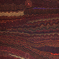 Aboriginal Artwork by Margaret Napangardi Lewis, Mina Mina Dreaming - Ngalyipi, 183x91cm