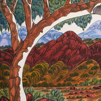 Aboriginal Artwork by Marie Abbott, Finke Gorge National Park, 54x36.5cm