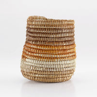 Aboriginal Artwork by Marrarrawuy Wanambi, Bathi (woven basket)
