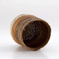 Aboriginal Artwork by Marrarrawuy Wanambi, Bathi (woven basket)
