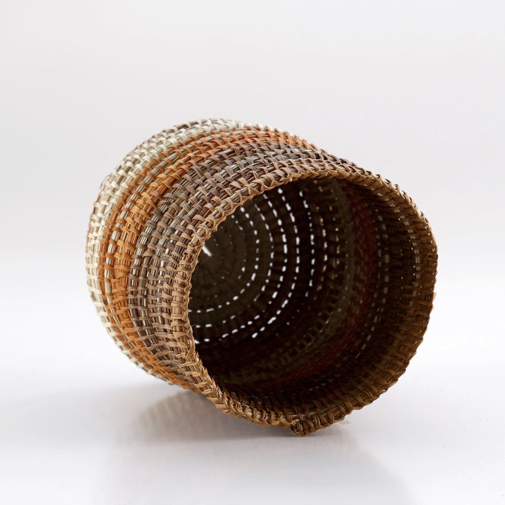 Aboriginal Artwork by Marrarrawuy Wanambi, Bathi (woven basket) - ART ARK®