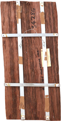 Aboriginal Artwork by Marrnyula Munuŋgurr Watjumi, Ganybu, 75x37cm Bark