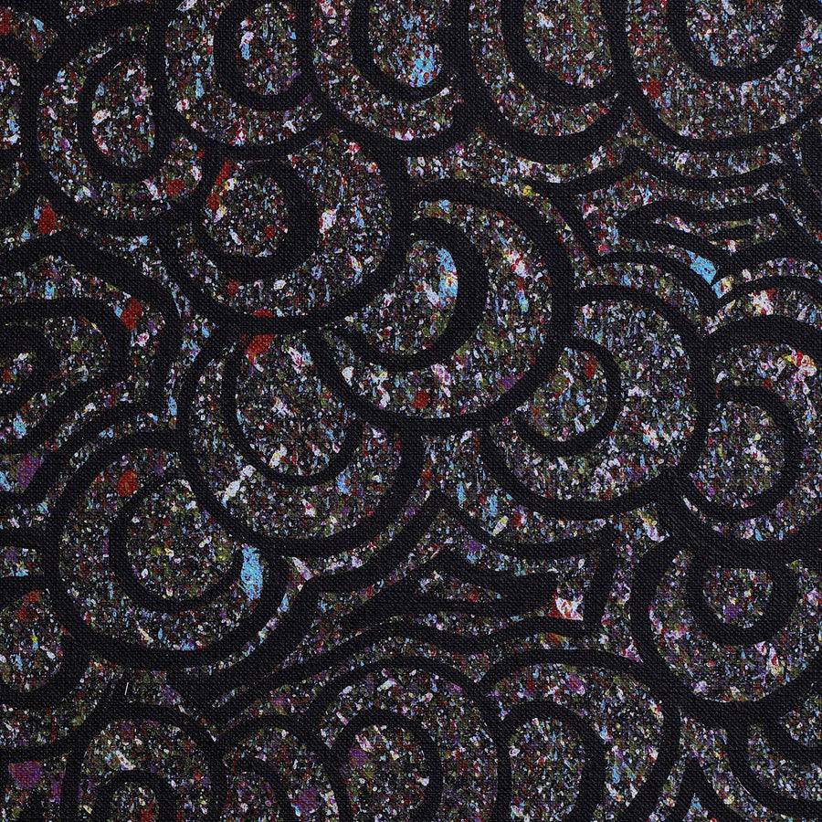 Aboriginal Artwork by Melinda Napurrurla Wilson, Lukarrara Jukurrpa, 107x107cm