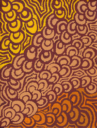 Aboriginal Artwork by Melinda Napurrurla Wilson, Lukarrara Jukurrpa, 61x46cm