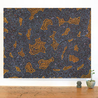 Aboriginal Artwork by Melinda Napurrurla Wilson, Lukarrara Jukurrpa, 76x61cm