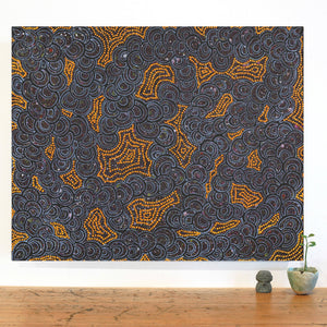 Aboriginal Art by Melinda Napurrurla Wilson, Lukarrara Jukurrpa, 76x61cm - ART ARK®