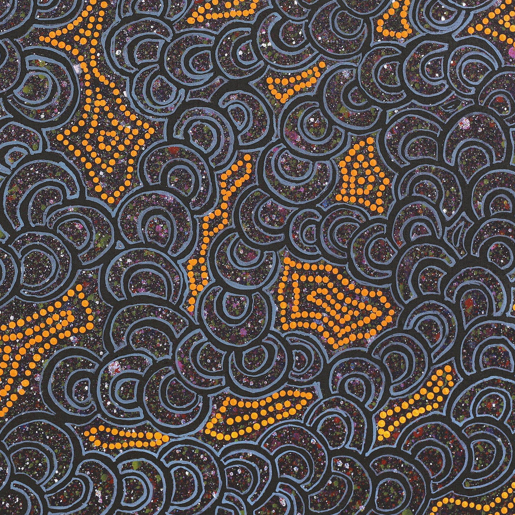 Aboriginal Artwork by Melinda Napurrurla Wilson, Lukarrara Jukurrpa, 76x61cm