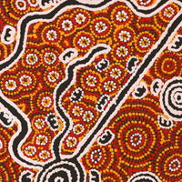 Aboriginal Artwork by Melinda Napurrurla Wilson, Janganpa Jukurrpa (Brush-tail Possum Dreaming)- Mawurrji, 76x61cm