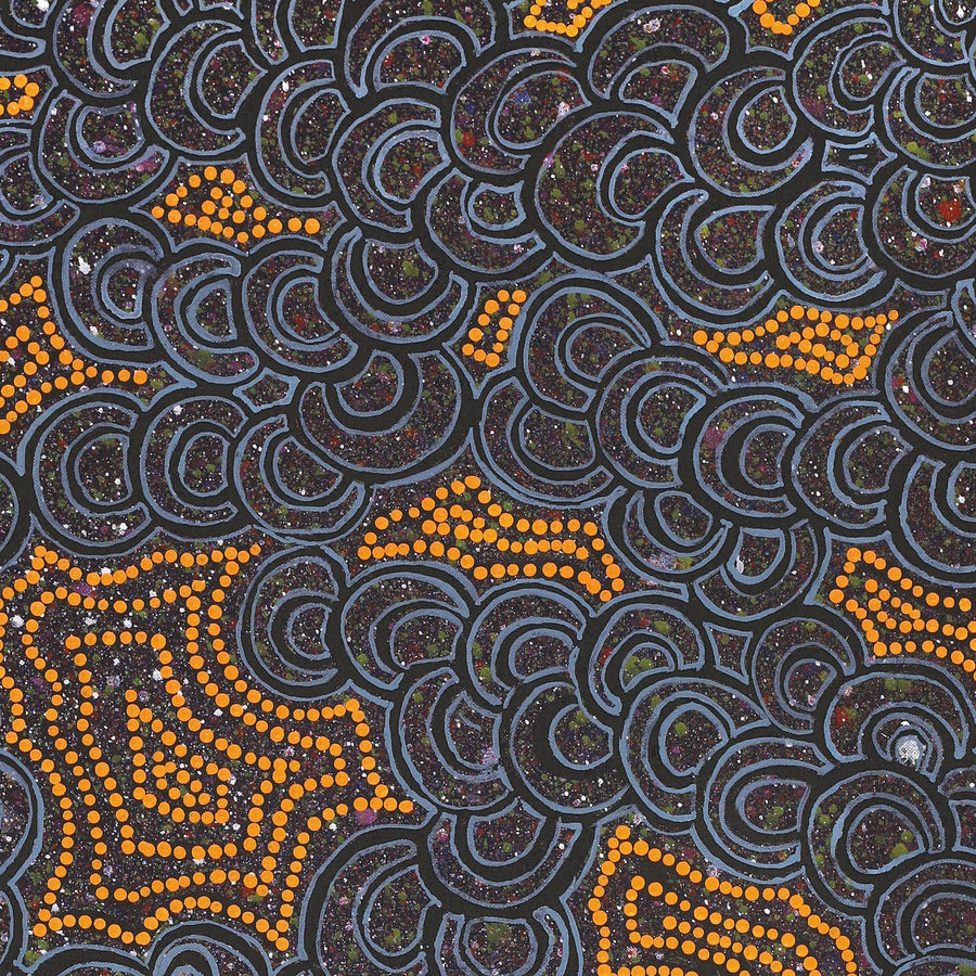 Aboriginal Artwork by Melinda Napurrurla Wilson, Lukarrara Jukurrpa, 76x61cm