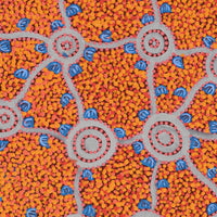 Aboriginal Artwork by Melissa Napangardi Williams, Wardapi Jukurrpa (Goanna Dreaming) - Yarripilangu,76x46cm