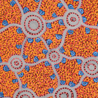 Aboriginal Artwork by Melissa Napangardi Williams, Wardapi Jukurrpa (Goanna Dreaming) - Yarripilangu,76x46cm