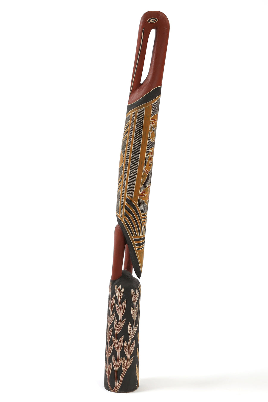 Aboriginal Artwork by Merrkiyawuy #2 Munuŋgurr, Wayin (Bird) Sculpture