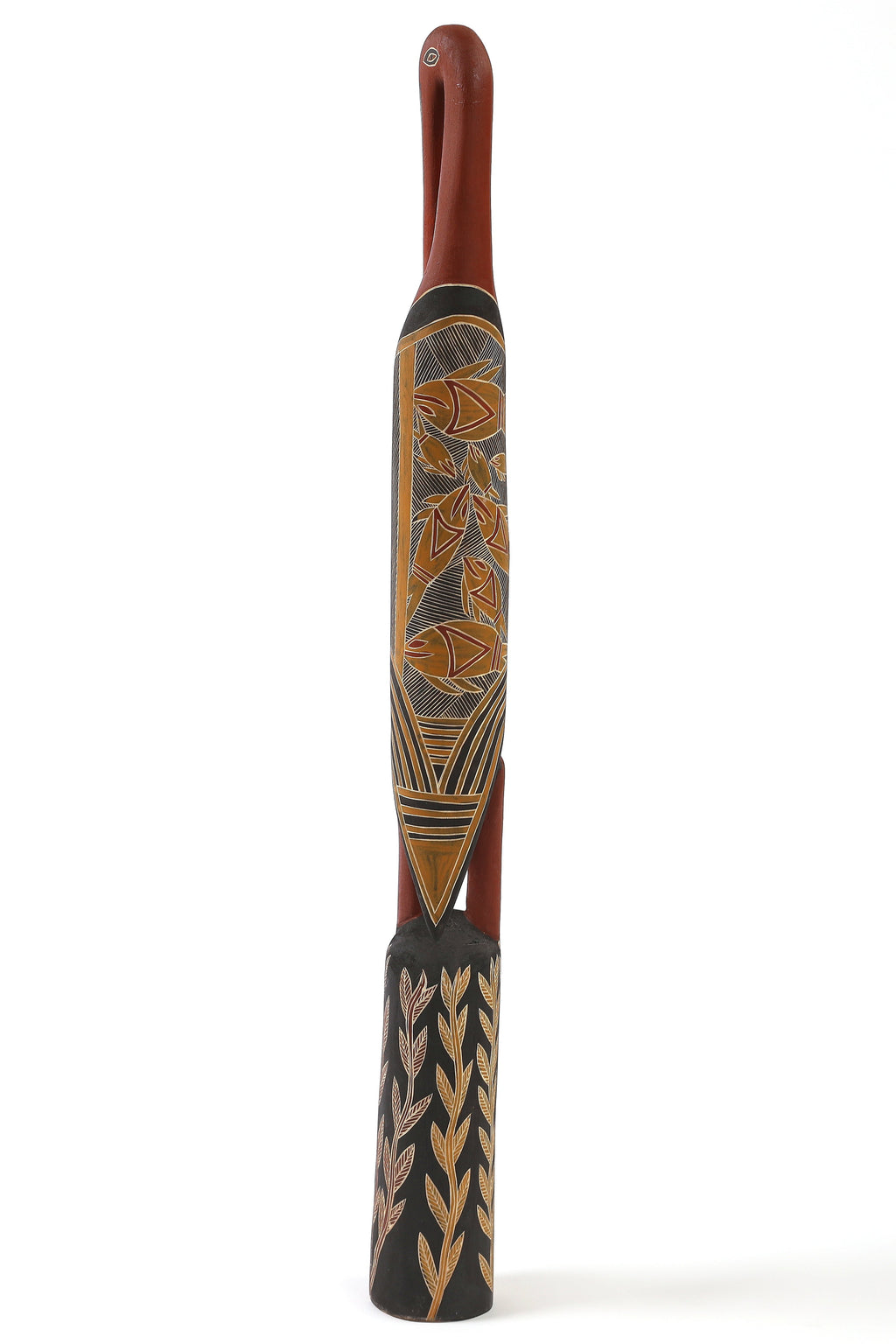 Aboriginal Artwork by Merrkiyawuy #2 Munuŋgurr, Wayin (Bird) Sculpture