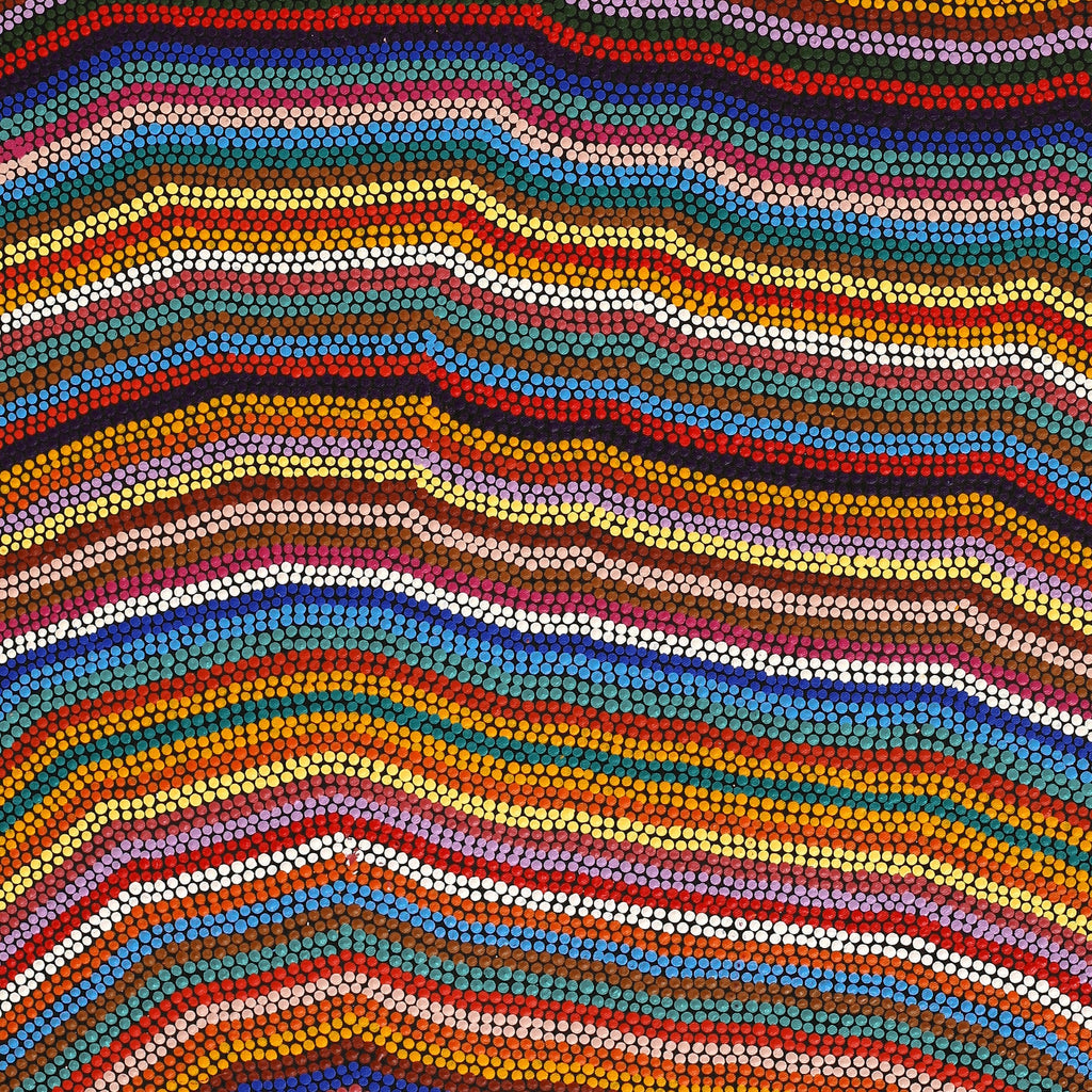 Aboriginal Artwork by Michelle Cooper, Walka Wiru Ngura Wiru, 122x61cm