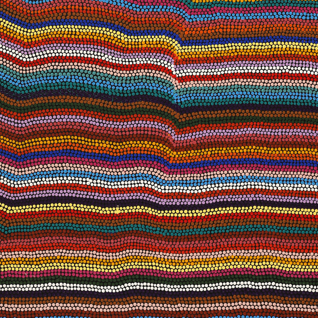 Aboriginal Artwork by Michelle Cooper, Walka Wiru Ngura Wiru, 122x61cm