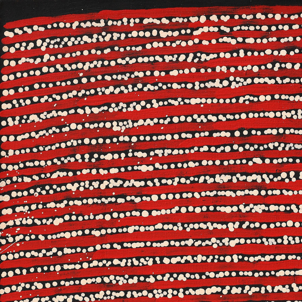 Aboriginal Artwork by Mitchell Japanangka Martin, Mina Mina Jukurrpa, 61x46cm