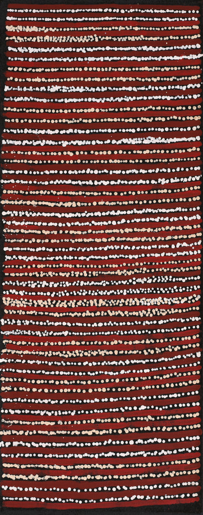 Aboriginal Artwork by Mitchell Japanangka Martin, Mina Mina Jukurrpa, 76x30cm - ART ARK®