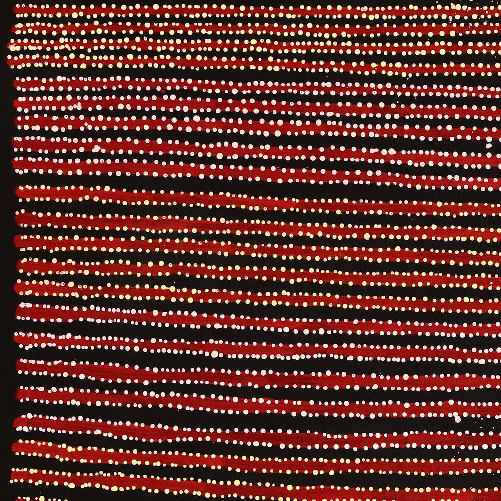 Aboriginal Artwork by Mitchell Japanangka Martin, Mina Mina Jukurrpa, 91x91cm - ART ARK®