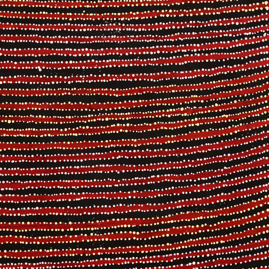 Aboriginal Art by Mitchell Japanangka Martin, Mina Mina Jukurrpa, 91x91cm - ART ARK®
