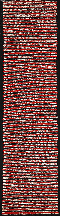 Aboriginal Artwork by Mitchell Japanangka Martin , Mina Mina Jukurrpa - Ngalyipi, 107x30cm