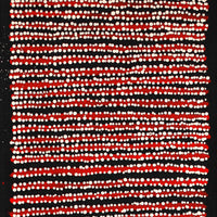 Aboriginal Artwork by Mitchell Japanangka Martin , Mina Mina Jukurrpa - Ngalyipi, 107x30cm
