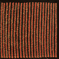 Aboriginal Artwork by Mitchell Japanangka Martin , Mina Mina Jukurrpa - Ngalyipi, 46x46cm