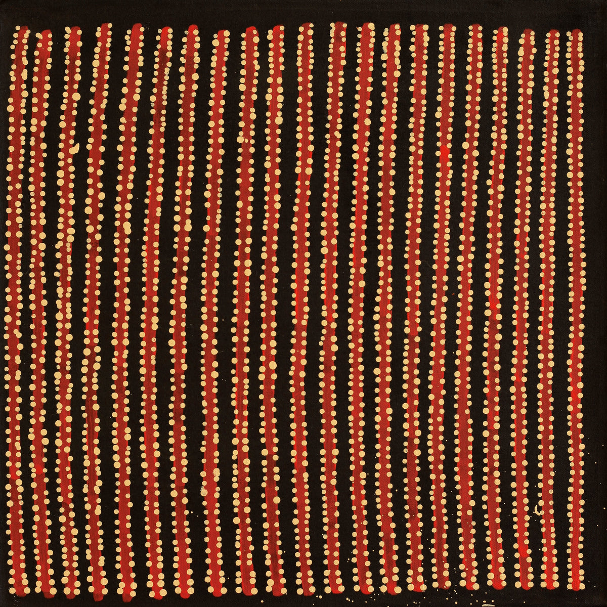 Aboriginal Art by Mitchell Japanangka Martin , Mina Mina Jukurrpa - Ngalyipi, 46x46cm - ART ARK®