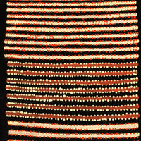 Aboriginal Artwork by Mitchell Japanangka Martin , Mina Mina Jukurrpa - Ngalyipi, 61x30cm