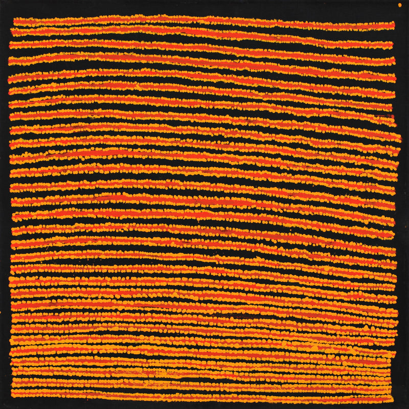Aboriginal Artwork by Mitchell Japanangka Martin , Mina Mina Jukurrpa - Ngalyipi, 76x76cm