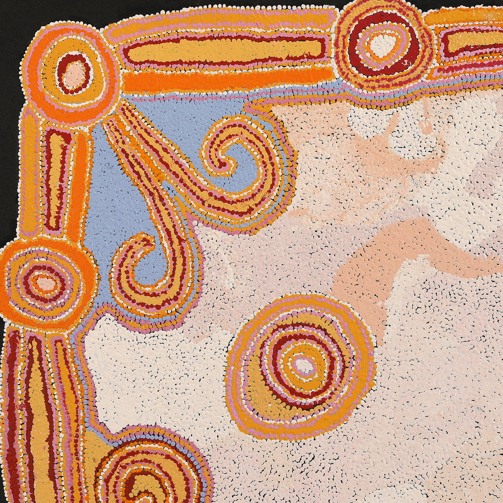 Aboriginal Artwork by Monica Puntjina Watson, Pukara, 107x91cm