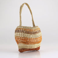 Aboriginal Artwork by Muŋpirri Marawili, Bathi (woven basket)