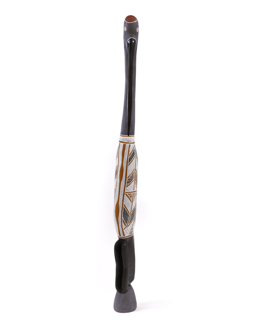 Aboriginal Artwork by Napurrawuy #2 Wunuŋmurra, Wayin (Bird) Sculpture