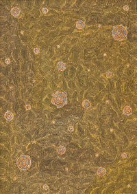 Aboriginal Artwork by Nathania Nangala Granites, Warlukurlangu Jukurrpa (Fire country Dreaming), 107x76cm