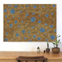 Aboriginal Artwork by Nathania Nangala Granites, Warlukurlangu Jukurrpa (Fire country Dreaming), 107x76cm