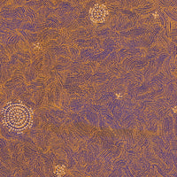 Aboriginal Artwork by Nathania Nangala Granites, Warlukurlangu Jukurrpa (Fire country Dreaming), 91x91cm
