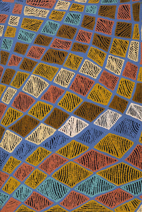 Aboriginal Artwork by Nellie Roberts Tjawina, Irrunytju minyma, 91x61cm