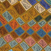 Aboriginal Artwork by Nellie Roberts Tjawina, Irrunytju minyma, 91x61cm