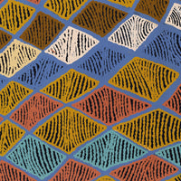 Aboriginal Artwork by Nellie Roberts Tjawina, Irrunytju minyma, 91x61cm