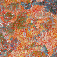Aboriginal Artwork by Patricia Multa, Ininti at Muruntji, 120x80cm