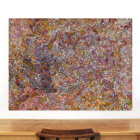 Aboriginal Artwork by Patricia Multa, Ininti at Muruntji, 122x91cm