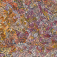 Aboriginal Artwork by Patricia Multa, Ininti at Muruntji, 122x91cm