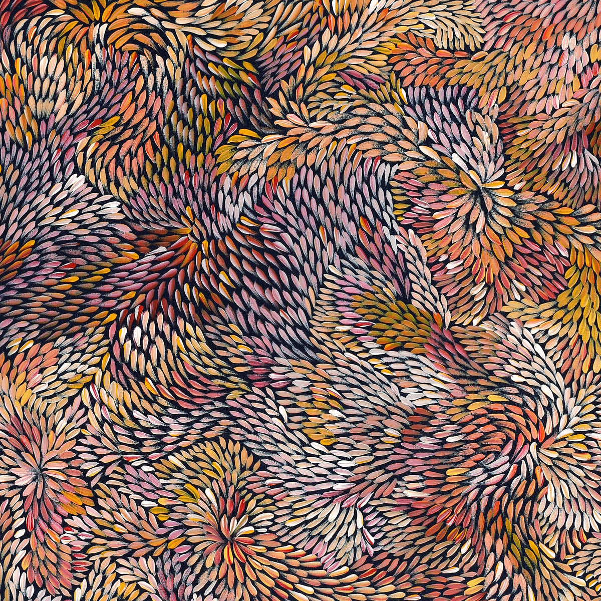 Aboriginal Art by Patricia Multa, Ininti at Muruntji, 122x91cm - ART ARK®