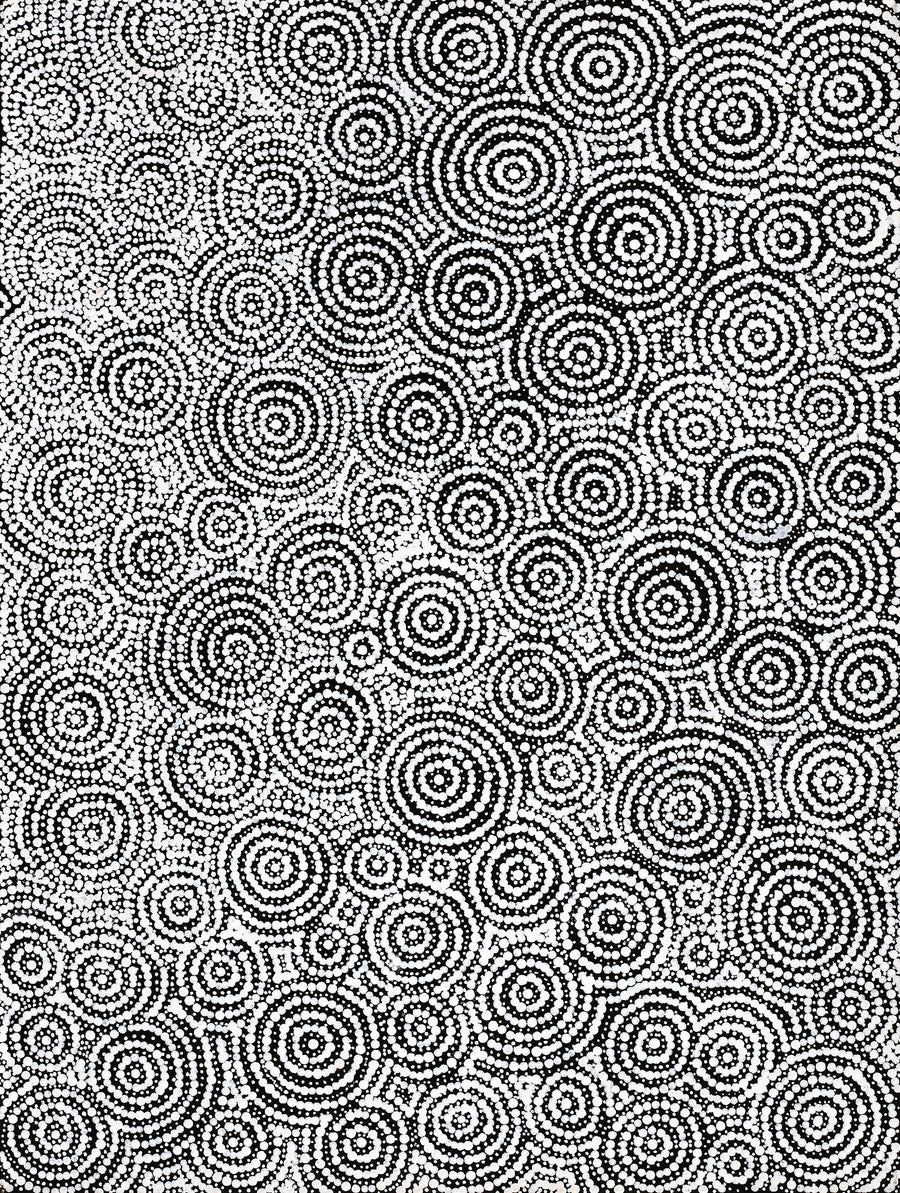Aboriginal Artwork by Patricia Nakamarra Oldfield, Warna Jukurrpa (Snake Dreaming), 61x46cm