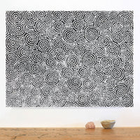 Aboriginal Artwork by Patricia Nakamarra Oldfield, Warna Jukurrpa (Snake Dreaming), 61x46cm