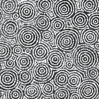 Aboriginal Artwork by Patricia Nakamarra Oldfield, Warna Jukurrpa (Snake Dreaming), 61x46cm
