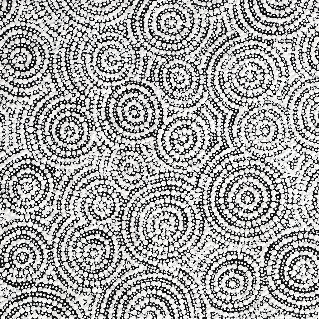 Aboriginal Artwork by Patricia Nakamarra Oldfield, Warna Jukurrpa (Snake Dreaming), 76x61cm