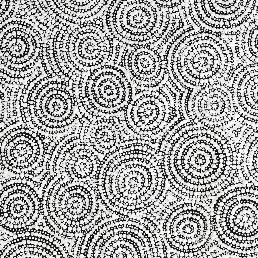 Aboriginal Artwork by Patricia Nakamarra Oldfield, Warna Jukurrpa (Snake Dreaming), 76x61cm
