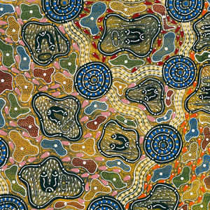 Aboriginal Art by Patricia Patterson, Umutju, 91x91cm - ART ARK®
