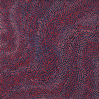 Aboriginal Art by Pauline Coombes, Bushfire painting, 61x61cm - ART ARK®